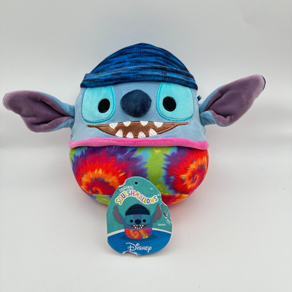 Squishmallows x Disney Stitch Tie-Dye Plush Stuffie 7" Toy‎ Lilo & Stitch Movie